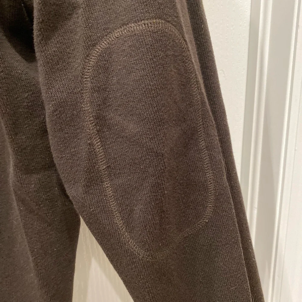 Banana Republic Ribbed Crew Neck Long Sleeve Polo Shirt